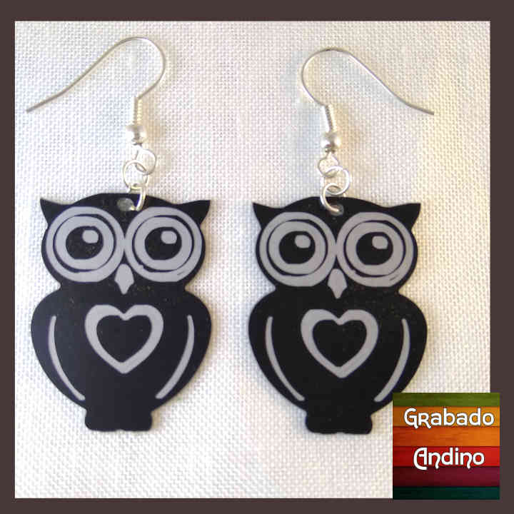 aretes buho