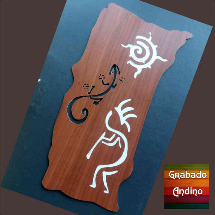 cuadros kokopeli vertical