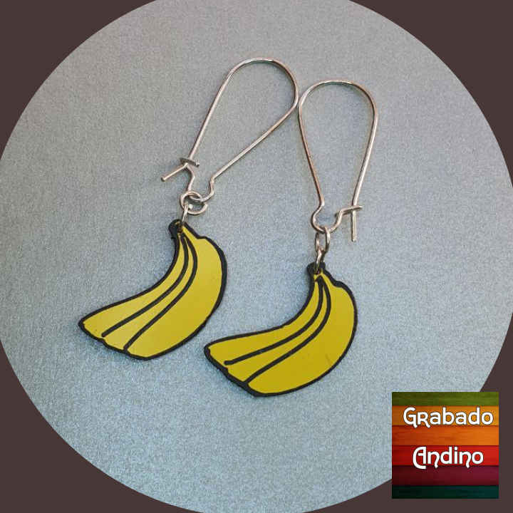 aretes bananas platanos