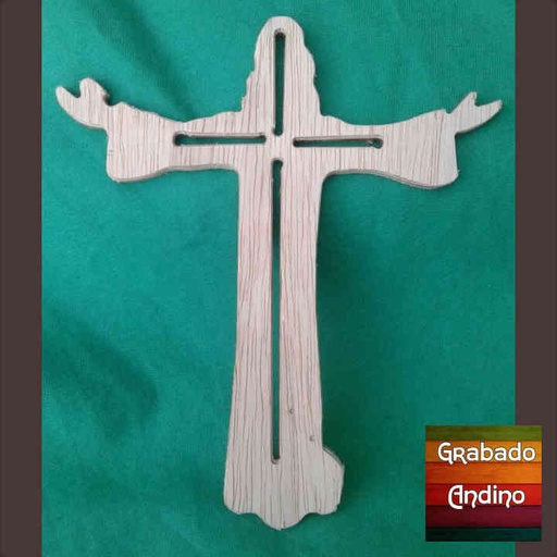 [cu53] cuadro cruz silueta jesus con cruz minimalista