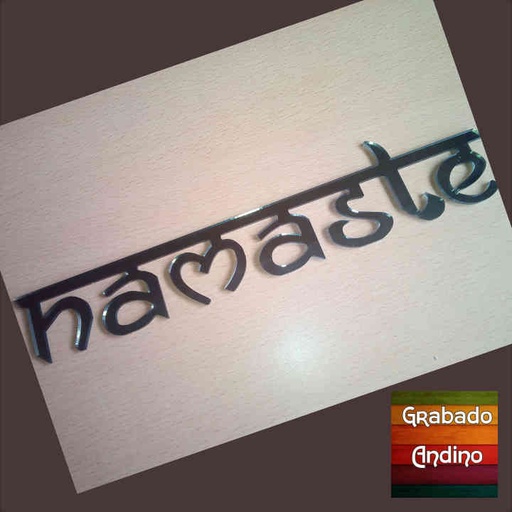 [cu07] cuadro namaste en palabra