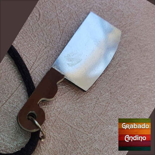 [cova28] collar cuchillo de carnicero