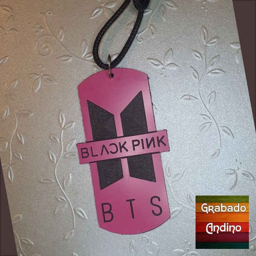 [cobp01] collar black pink - BTS army