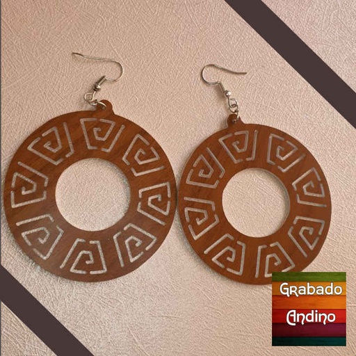 [aret01] aretes ethnicos redondos