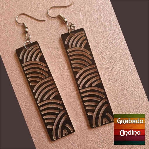 [aret08] aretes ethnicos rectangulares olitas