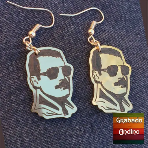 [arm30] aretes Freddie Mercury Queen