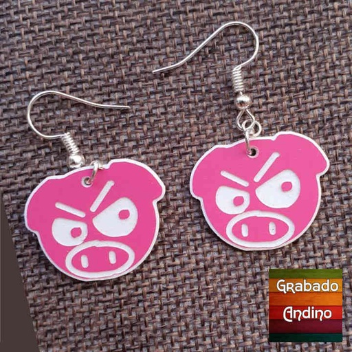 [arani14] aretes cerdito molesto