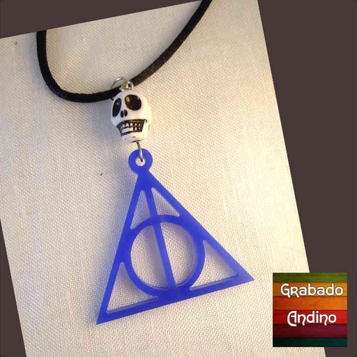 [cova06] collar harry potter - reliquia de la muerte