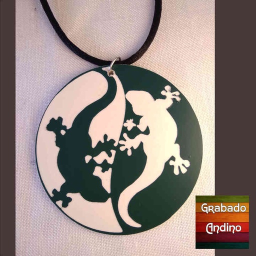 [coyy05] collar ying yang lagartagos