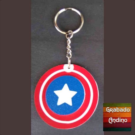 [ll01] llavero capitan america