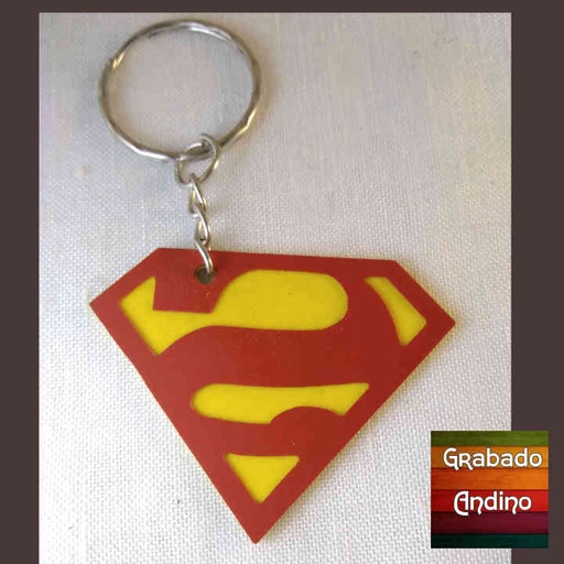 [ll03] llavero superman izquierdo