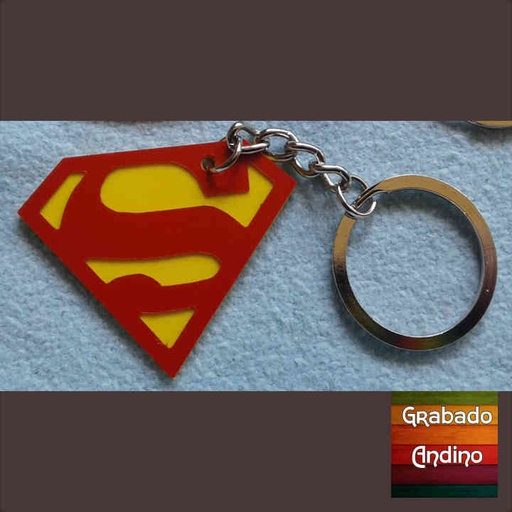 [ll04] llavero superman derecho