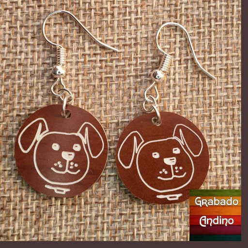 [arani02] aretes perrito sonriente